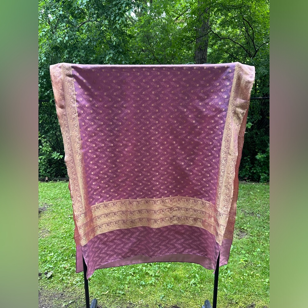 Large Saree/Sari Silk Dupatta/Shawl *See below for size*